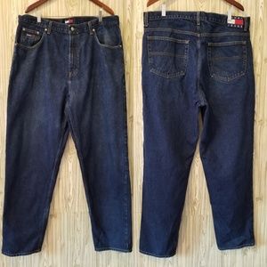Vintage 90's Tommy Jeans Dark Wash Blue Denim